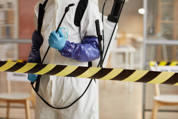 Professional Biohazard Cleanup technician working in Moreland, GA